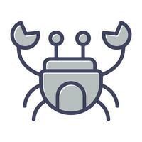 Crab Vector Icon