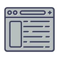Browser Vector Icon