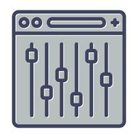 icono de vector de configuración