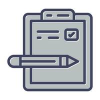 Pen And Paper Vector Icon