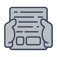 icono de vector de documento