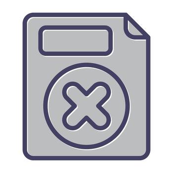 Eliminar botón vector icono