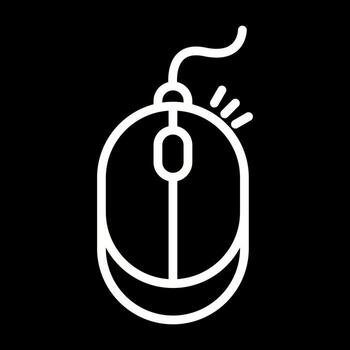 izquierda hacer clic vector icono