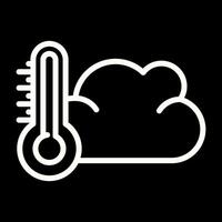 icono de vector de nube