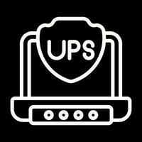 UPS vector icono