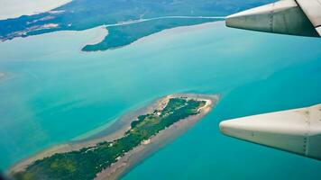 aerial view of the series of islands in Batam, Riau Islands photo