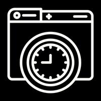 icono de vector de reloj