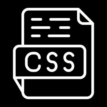 icono de vector de css