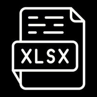 icono de vector xlsx