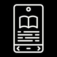 mi libro lector vector icono