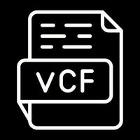 vcf vector icono