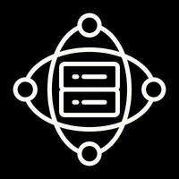 Cluster Server Vector Icon