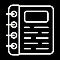 Spiral Notepad Vector Icon