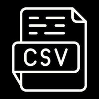 CSV Vector Icon