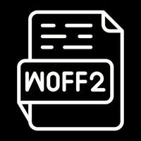 woff2 vector icono