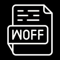 WOFF Vector Icon