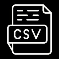 CSV Vector Icon