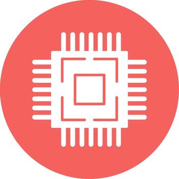 icono de vector de procesador