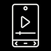 Video Player Vector Icon