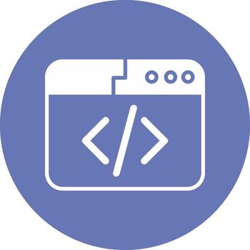 icono de vector de codificación