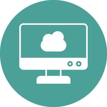 Cloud Computing Vector Icon