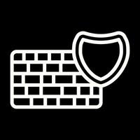 Firewall Protection Vector Icon