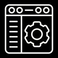 Browser Settings Vector Icon