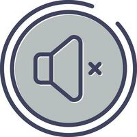 Mute Button Vector Icon