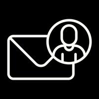 correo electrónico cuentas vector icono