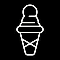 icono de vector de helado