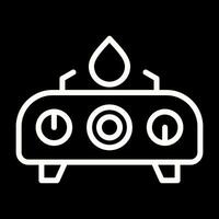 Electric Stove Vector Icon