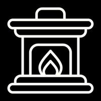 Fire Place Vector Icon