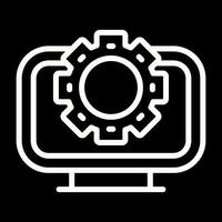 Desktop Computer Vector Icon