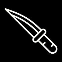 icono de vector de cuchillo