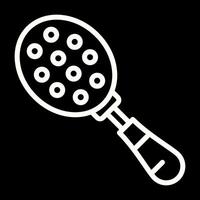 Slotted Spoon Vector Icon