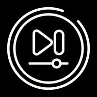 Video Next Track Button Vector Icon