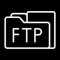 FTP Access Vector Icon