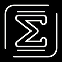 Summation Vector Icon
