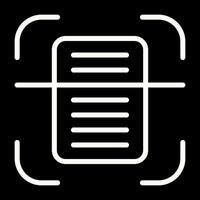 Document Scanning Vector Icon