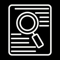 Document Search Vector Icon