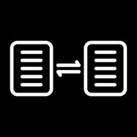Document Sharing Vector Icon