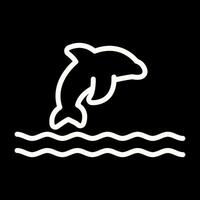 Dolphin Vector Icon