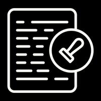 Document Permissions Vector Icon