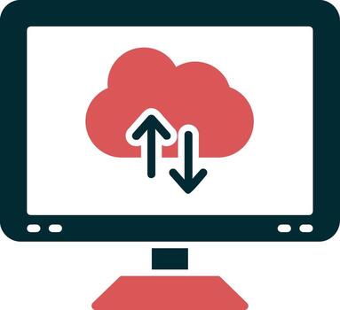 Cloud Computing Vector Icon