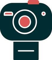 icono de vector de cámara de fotos