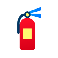 AI generated Icon fire extinguisher png