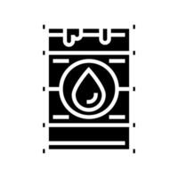 crude oil industry glyph icon vector illustration