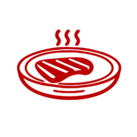 ai generiert Rindfleisch Steak Symbol png