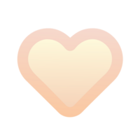 AI generated valentine love icon png