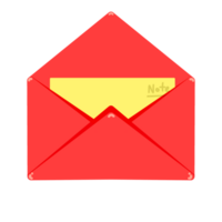 red christmas envelope png
